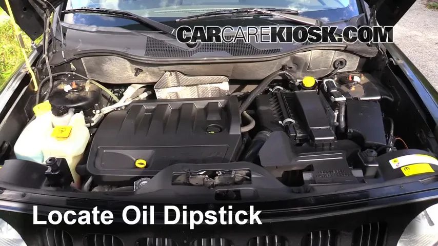 2008 Jeep Patriot Sport 2.4L 4 Cyl. Oil Check Oil Level